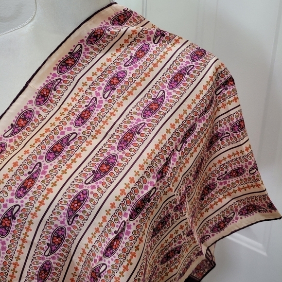 Vintage Echo Silk Rectangle Scarf Japan - Picture 6 of 15